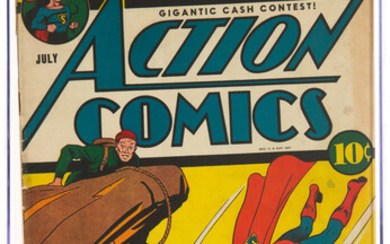 Action Comics #38 (DC, 1941) CGC VG+ 4.5 Cream...