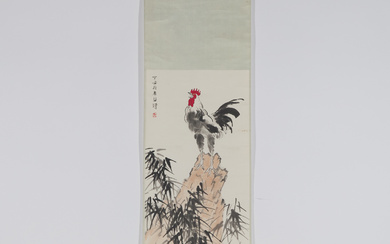After Xu Beihong (1895-1953), Rooster