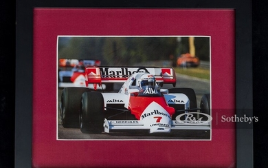 Alain Prost Signed Photograph