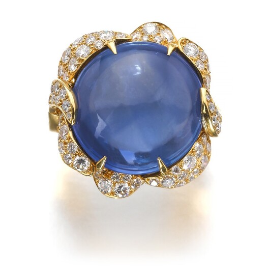 Reza | Sapphire and diamond ring | Reza | 藍寶石配鑽石戒指, Reza | Sapphire and diamond ring | Reza | 藍寶石配鑽石戒指