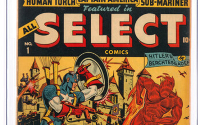 All Select Comics #1 (Timely, 1943) CGC FN/VF 7.0...