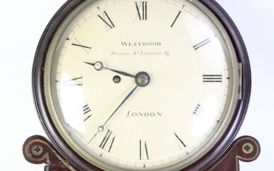 An Antique Wall clock 'Westwood Princes Street Leicester sq, London" (Untested, With Pendulum) L:30cm