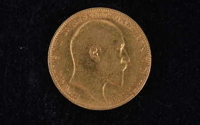 An Edward VII Full Gold Sovereign