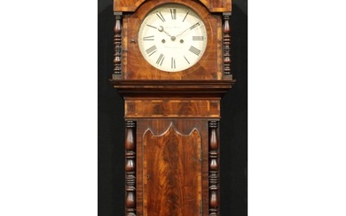 An early Victorian Staffordshire rosewood crossbanded mahoga...