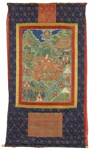 An important Tibetan thangka of the Panchen L ...