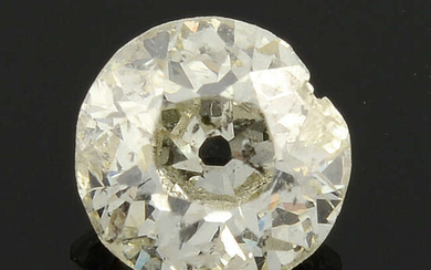 An old cut diamond, weighing 0.52ct.