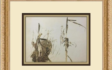 Andrew Wyeth Winter Corn Custom Framed Print
