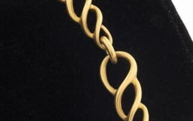 Angela Cummings 18K Gold Swirl Link Bracelet