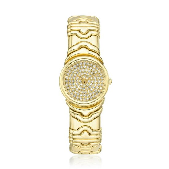 Diamond Bracelet Watch in 18K Gold