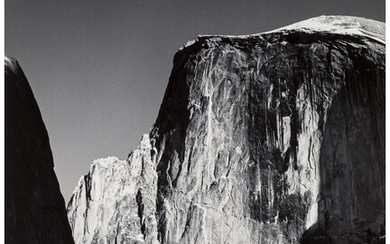 Ansel Adams (1902-1984), Half Dome and Moon, Yosemite National Park, California (1960)