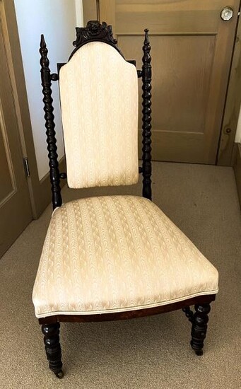 Antique 19th C American Victorian Side Chair