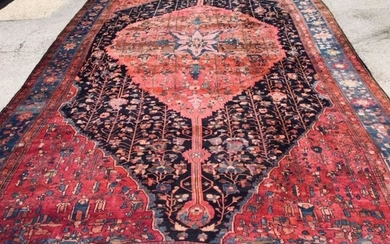 Antique Place size Persian Bakhtiari rug-3493