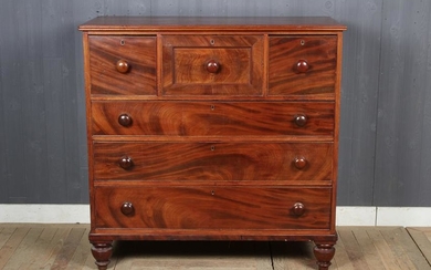 Antique Transitional American Empire Chest