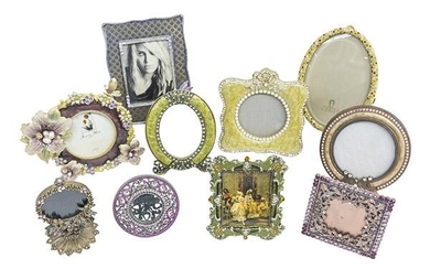 Assembled Jeweled Picture Frames