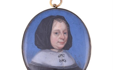 Attributed to A*** Hertocks (British fl.1626 - 1672), A lady, wearing black dress