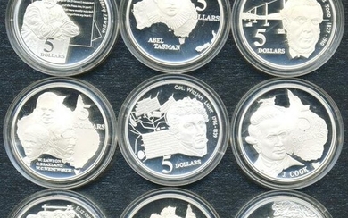 Australian .925 Silver Collector Coins (9)