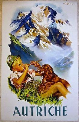 Autriche (c.1930) Austrian Travel Advertising Poster LB