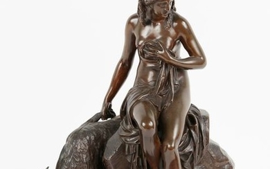 BARBEDIAN Ferdinand (1810/1892). Bronze subject with brown patina...