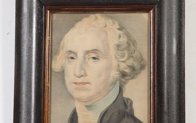 BERNARD ROMAIN JULIEN (French, 1802 - 1871). Blue-Eyed George Washington,...