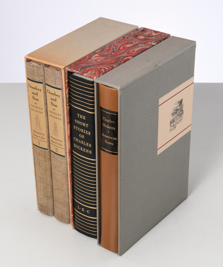 BOOKS: (3) vols LEC, Charles Dickens