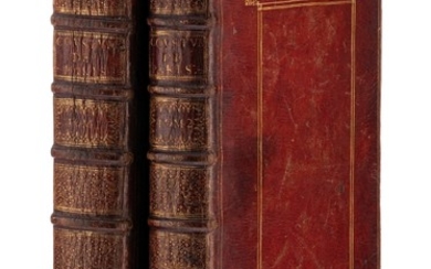 BRODEAU. Commentaire sur la coustume de la prévosté et vicomté de Paris. 2 vol. in-folio plein maroquin rouge