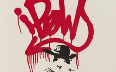 δ Banksy (b.1974) Gangsta Rat (Signed)