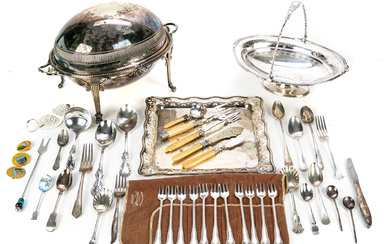 Beautiful Collection Of Silver Plate Table Top Items