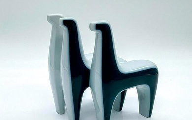 Bing and Grondahl Porcelain Figure, Three Horses