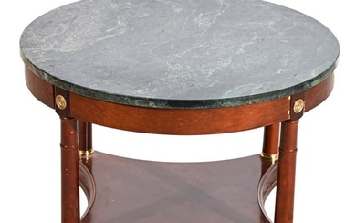 Bombay Co. Empire Style Marble Top Coffee Table