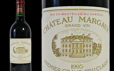 Bottle Vintage Chateau Margaux 1995, Premier Cru Classe.