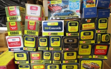 Boxed collection including Britains (1), Corgi (28), Matchbo...