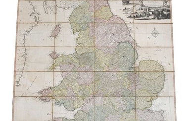British Isles. Collection of engraved maps, 18th-19th century