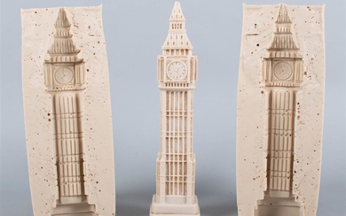 CHEF MESNIER MADE SILICONE MOLD AND BIG BEN CLOCK MODEL, HANDCRAFTED FOR BRITISH PRIME MINISTER TONY BLAIR, FOR PRESIDENT BILL CLINTON'S STATE DINNER FOR BRITISH PRIME MINISTER TONY BLAIR