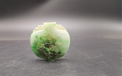CHINESE GREEN SNUFF BOTTLE