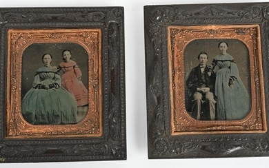 CIVIL WAR TINTYPE LOT OF MARY TODD LINCOLN FAMILY