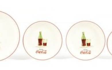 COLLECTION OF 7 COCA-COLA DINING SET