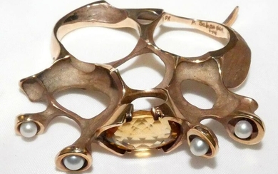 CONTEMPORARY DOUBLE FINGER RING