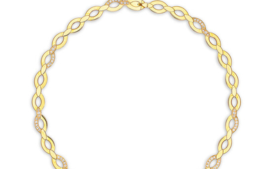 Cartier, A Gold and Diamond Necklace, Cartier