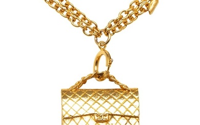 Chanel CC Flap Charm Necklace