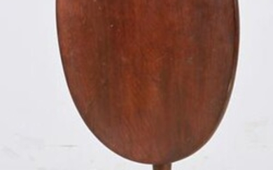 Cherry American Federal tilt top candle stand