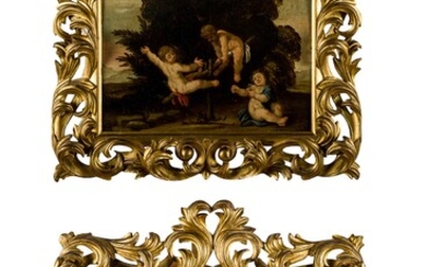 Children playing - pair of paintings, Scuola Emiliana del XVII secolo