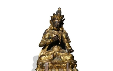 Chinese Gilt Bronze Buddhist Figure, 18th Century