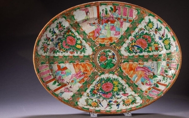 Chinese Rose Medallion Platter.