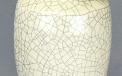 Chinese White Crackleware Porcelain Vase
