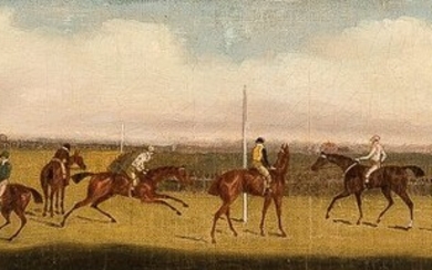 Clifton Tomson (British, 1775-1828) Doncaster, Great St. Leger Stakes, 1816