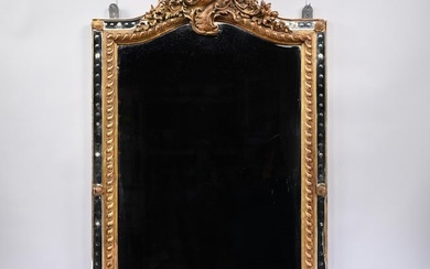 Continental Rococo Giltwood Mirror