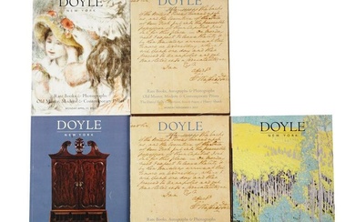 DOYLE AUCTION CATALOGUES RARE BOOKS AND PRINTS