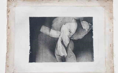 Denise Zygadlo SSA BA(Hons) (British, B.1954) "Loincloth III", transfer print on linen, signed