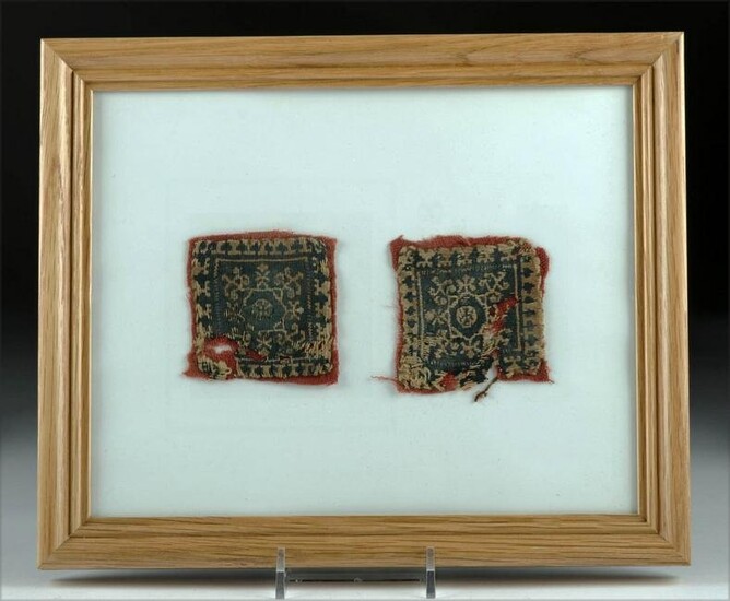 Egyptian Coptic Textile Fragments (framed pr)