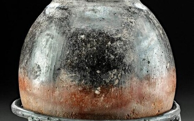 Egyptian Predynastic Naqada II Black-Topped Jar